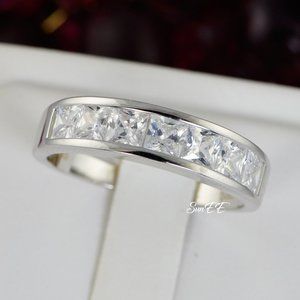 Real 925 Mens Wedding Band Ring